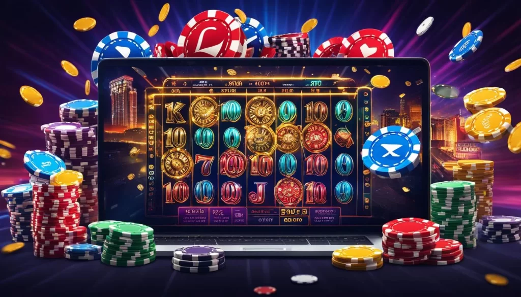 Tổng hợp các trò chơi phổ biến của 8F Bet như cá cược thể thao, sòng bạc trực tuyến, slot, bắn cá và đá gà, được sắp xếp hấp dẫn, thể hiện sự phong phú và lôi cuốn của nền tảng. Sử dụng màu vàng và đen.